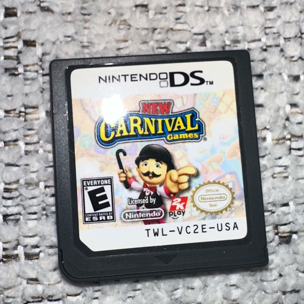 Nintendo DS New Carnival Games Cartridge